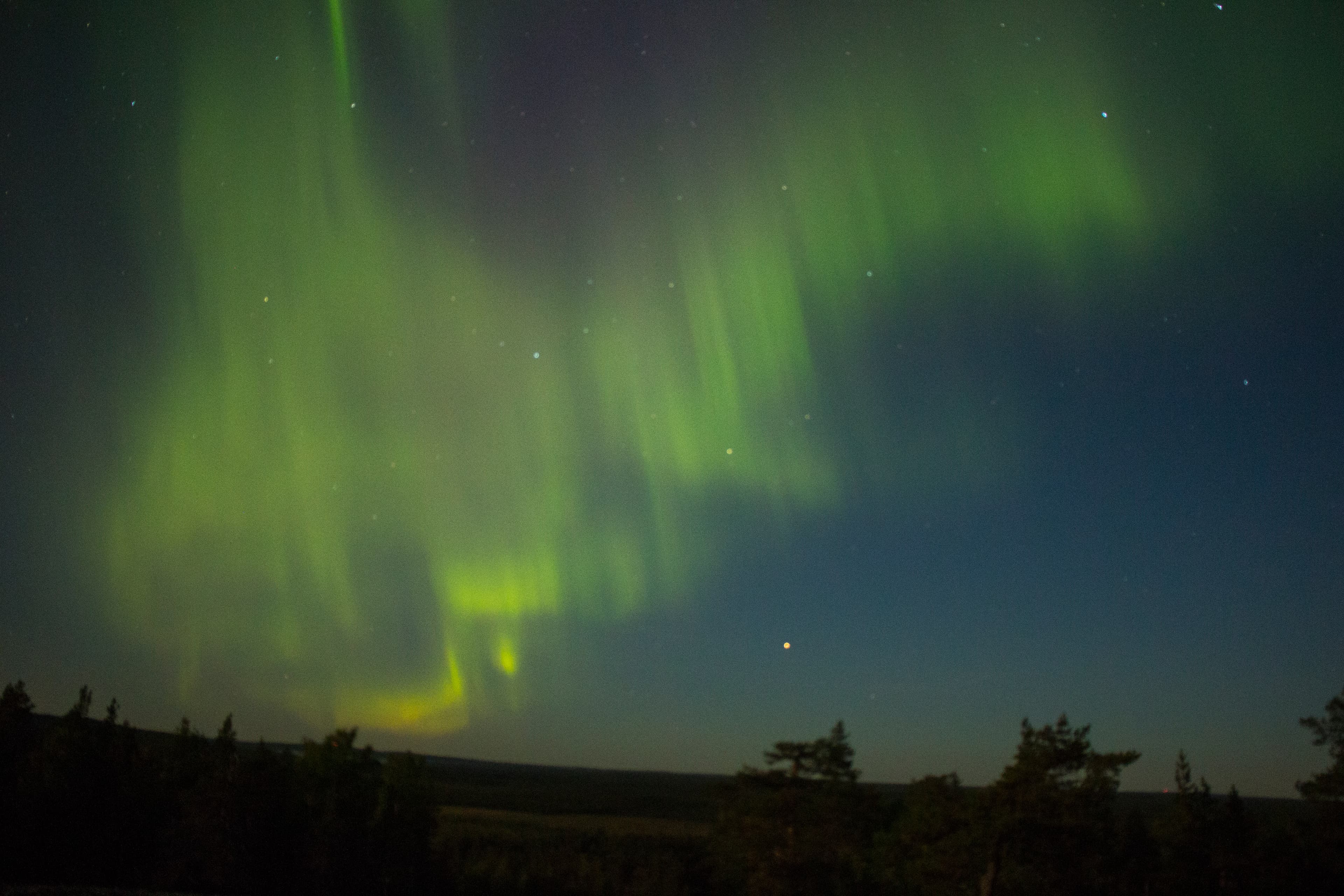 2017 年 9 月，Rovaniemi 的极光。